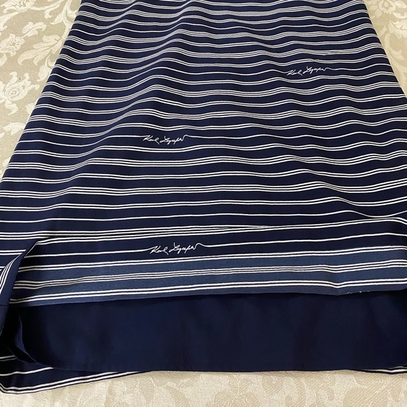 - KARL LAGERFELD Paris Blue and White diffusion line shift dress size 6 - Picture 3 of 9
